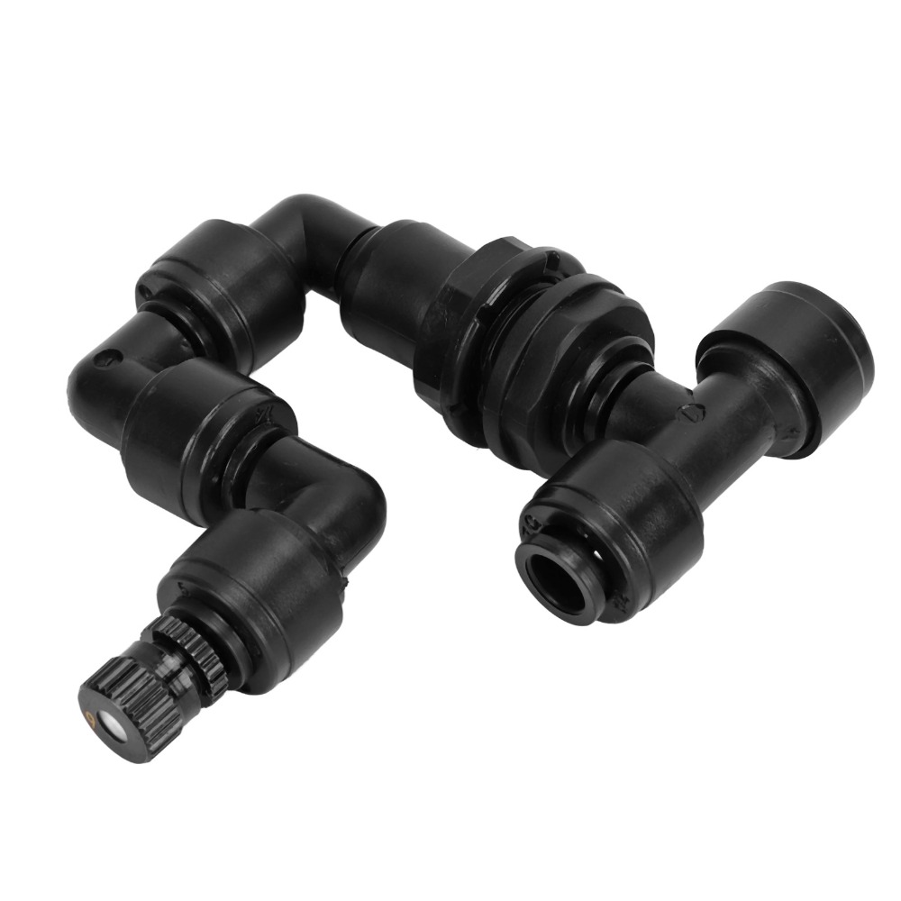 Misting Nozzle Reptile - เครื่องพ่นหมอกสำหรับสัตว์เลื้อยคลาน PP หัวฉีดปรับได้ สีดำ สำหรับตู้ปลา ขนาด